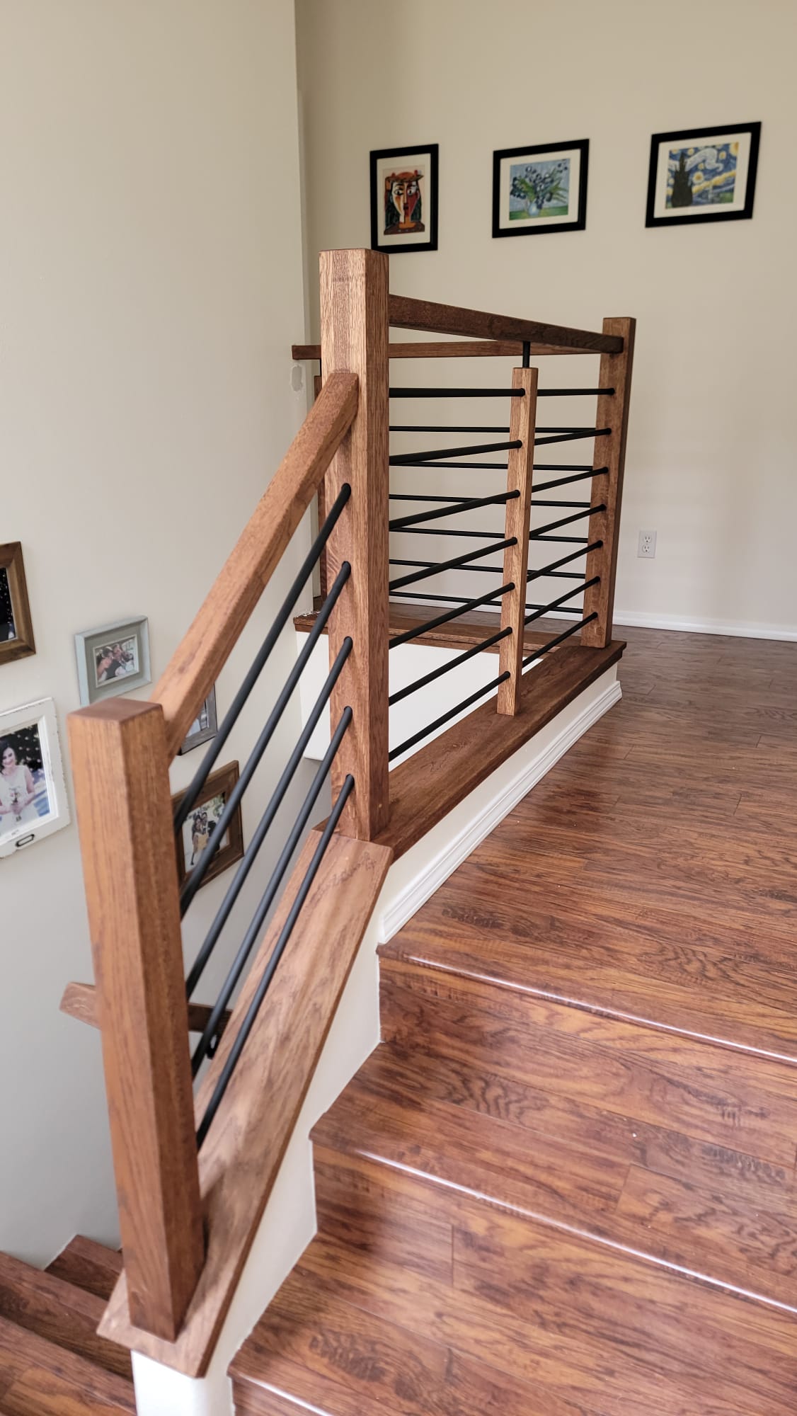 Finished staircase detail