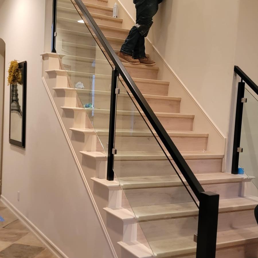 Finished staircase detail